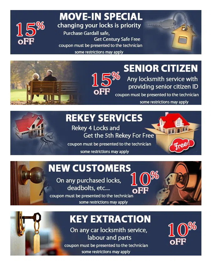 Locksmith Master Shop Colorado Springs, CO 719-992-3007 - coupon21-set-five